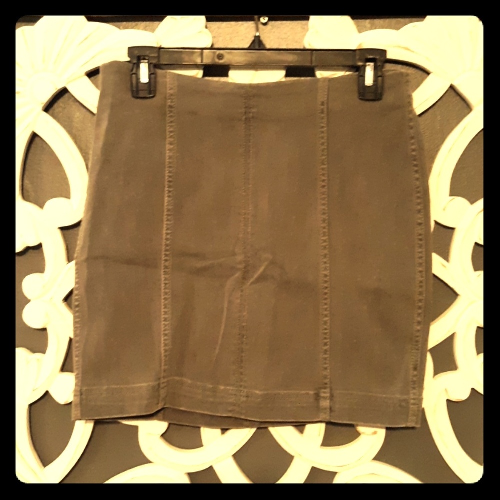 Free People stretchy mini skirt